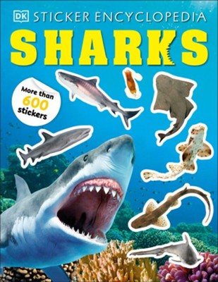 Cover of Sticker Encyclopedia Sharks: More Than 600 Stickers
