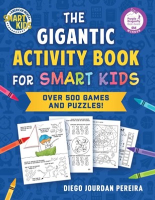Cover of Gigantic Activity Book for Smart Kids: Over 1,000 Games and Puzzles!