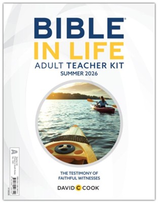 Cover of Bible in Life: Adult Comprehensive Bible Study Teacher Kit, Summer 2026