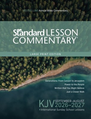 Cover of KJV Standard Lesson Commentary Large Print Edition 2026-2027