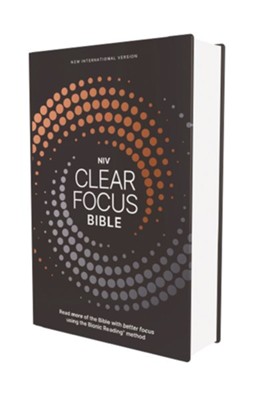 Cover of NIV Clear Focus Bible--hardcover, charcoal & copper